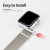 DUX DUCIS Milanese magnetický řemínek z nerezové oceli pro Apple Watch 38/40/41mm platina
