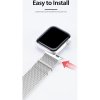 DUX DUCIS Milanese magnetický řemínek z nerezové oceli pro Apple Watch 38/40/41mm šedá