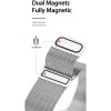 DUX DUCIS Milanese magnetický řemínek z nerezové oceli pro Apple Watch 38/40/41mm šedá