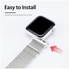 DUX DUCIS Milanese magnetický řemínek z nerezové oceli pro Apple Watch 42/44/45mm modrá