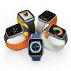 DUX DUCIS LD silikonový řemínek  pro Apple Watch 42/44/45/49mm modrá