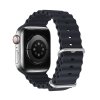 DUX DUCIS Ocean Wave sportovní silikonový řemínek pro Apple Watch 42/44/45mm grafit
