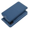 Pouzdro LUNA Book Carbon APPLE IPHONE 15 modré