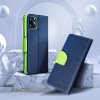 Pouzdro Fancy Book REALME C55 navy blue / limonka