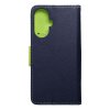 Pouzdro Fancy Book REALME C55 navy blue / limonka