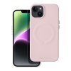 Pouzdro Roar Leather Mag Case kompatibilní s MagSafe APPLE IPHONE 15 Plus růžové