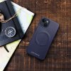 Pouzdro Roar Leather Mag Case kompatibilní s MagSafe APPLE IPHONE 15 Plus navy blue