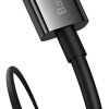 BASEUS Kabel USB A na typ C PD 6A 100W P10320102114-02 2 m černý