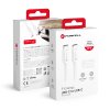 Kabel FORCELL F-ENERGY C338 typ C na typ C PD QC4.0 3A 60W 0,5 m bílý