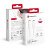 FORCELL F-ENERGY C338 kabel typ C na typ C PD QC4.0 3A 60W 2 m bílý