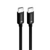 FORCELL F-ENERGY C338 kabel Type C na Type C PD QC4.0 3A 60W 1,5 m černý