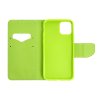 Pouzdro Fancy Book SAMSUNG Galaxy A55 navy blue / limonka