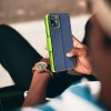 Pouzdro Fancy Book SAMSUNG Galaxy A55 navy blue / limonka