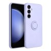 Pouzdro Forcell SILICONE RING SAMSUNG Galaxy S23 FE fialové
