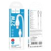 HOCO kabel Type C to Lightning PD 27W X37 1 m bílý