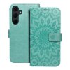Pouzdro Forcell MEZZO Book SAMSUNG Galaxy A35 5G mandala zelené
