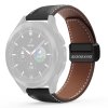 DUX DUCIS YA - Z přírodní kůže řemínek Samsung Galaxy Watch / Huawei Watch / Honor Watch (20mm band) černý