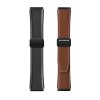 DUX DUCIS YA - Z přírodní kůže řemínek Samsung Galaxy Watch / Huawei Watch / Honor Watch (20mm band) černý