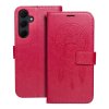 Pouzdro Forcell MEZZO Book SAMSUNG Galaxy A35 5G lapač snů purpurové