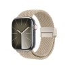 DUX DUCIS Mixture Pro - Pletený řemínek Apple Watch 38/40/41mm světle béžová