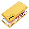 Pouzdro Forcell LEATHER Case SAMSUNG Galaxy A55 5G žluté