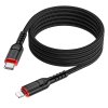 HOCO kabel Type C to Lightning PD 3A 20W X59 1 m černý