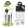 HOCO 2 v 1 indukční nabíječka typu C pro Apple Watch + nabíjecí kabel Lightning PD QC 3A CW54 1,2 m černý