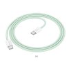 HOCO kabel typ C na typ C PD QC3.0 3A 60W X104 1 m zelený