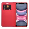 Pouzdro Forcell Luna Carbon APPLE IPHONE 11 červené