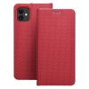 Pouzdro Forcell Luna Carbon APPLE IPHONE 11 červené