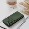 Pouzdro Forcell CARD CASE APPLE IPHONE 16 Plus zelené