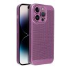 Pouzdro BREEZY APPLE IPHONE 16 fialové