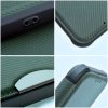 Pouzdro RAZOR Book APPLE IPHONE 16 Plus tmavě zelené