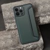 Pouzdro RAZOR Book APPLE IPHONE 16 Plus tmavě zelené