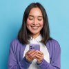 Pouzdro Roar Luna Case Apple iPhone 16 fialové