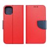 Pouzdro Fancy Book APPLE IPHONE 16 PRO červené / navy blue