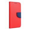 Pouzdro Fancy Book APPLE IPHONE 16 PRO červené / navy blue