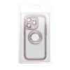 Pouzdro GLAM APPLE IPHONE 16 Pro pudrově růžové