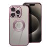 Pouzdro GLAM APPLE IPHONE 16 Pro pudrově růžové