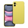 Pouzdro SILICONE 2mm APPLE IPHONE 11 žluté