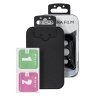 Sklo fotoaparátu PROTECTOR 9H + aplikator SAMSUNG Galaxy A55 černé
