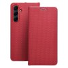 Pouzdro Forcell Luna Carbon HUAWEI P30 Pro červené