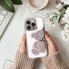 Pouzdro TEDDY BEAR APPLE IPHONE 12 MINI růžové