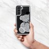 Pouzdro TEDDY BEAR SAMSUNG Galaxy A13 4G stříbrné