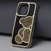 Pouzdro TEDDY BEAR APPLE IPHONE 15 Pro Max zlaté