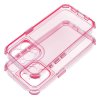 Pouzdro MATRIX CLEAR APPLE IPHONE 15 pudrově růžová