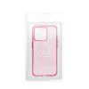 Pouzdro MATRIX CLEAR APPLE IPHONE 15 pudrově růžová