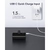 VEGER powerbank 5000 mAh s vestavěným konektorem Lightning PlugOn PD QC3.0 2,4A 20W W0558P černá