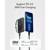 VEGER powerbank 10 000 mAh s indukčním nabíjením kompatibilní s MagSafe PD QC3.0 2A 20W MagOn (VP1151 / W1151) černá