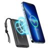 VEGER powerbank 10 000 mAh s indukčním nabíjením kompatibilní s MagSafe PD QC3.0 2A 20W MagOn (VP1151 / W1151) černá